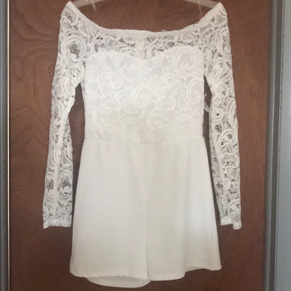 Summer White Romper